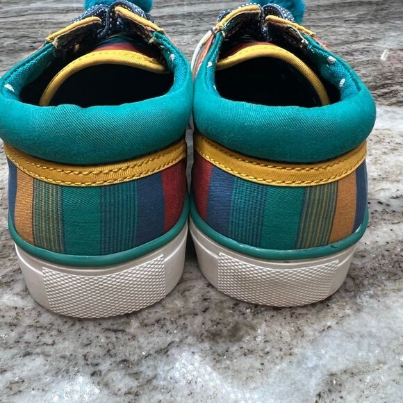 Matilda Jane MJC, Finish Line Pom Pom Striped Sneaker, Girl Toddlers 11 - Picture 7 of 10